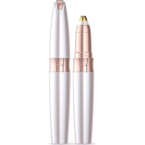 Tondeuse à sourcils et rasoir 2 en 1 rechargeable pour l'épilation du visage et des sourcils, sans douleur, pour le duvet, les sourcils et les lèvres. (1/4)