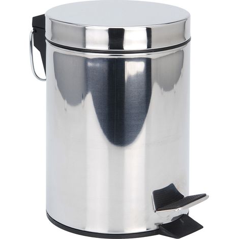 Poubelle à Pédale En Inox 3l (1/2)