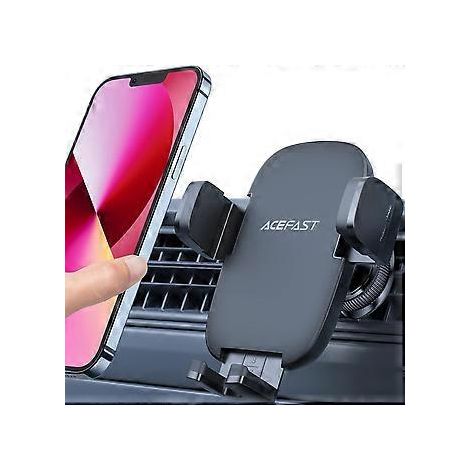 Support de téléphone de voiture sécurisé pour une navigation en toute sécurité, support réglable avec rotation à 360°, protection anti-rayures pour votre smartphone, fixation rapide (1/5)