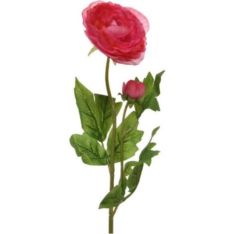 CAMELIA ROSA ARTIFICIALE 10X8X57CM ARREDO DECOR