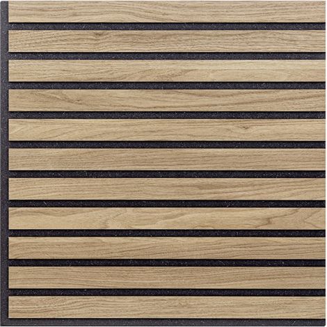 10 x pannello fonoassorbente 58x58cm legno rovere decorativo Deco BR