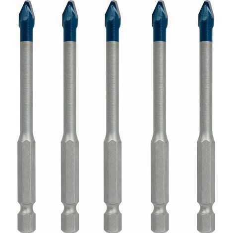 VURAHOME - Coffret de forets Expert HEX-9 HardCeramic (pour Tuiles, Carrelage, Ø 6 mm, Accessoire Perceuse à percussion)argent (1/5)