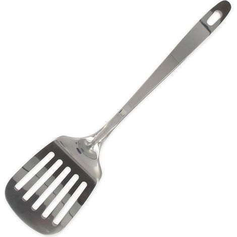 Pelle à servir ajourée en inox pour cuisine et service 32,1 cm (1/4)