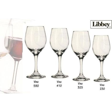 Libbey perception calice vino professionale 12 pz