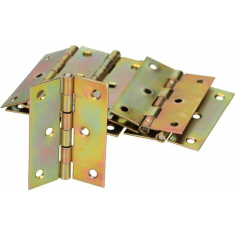 ® Charnières de meubles 60 x 45 mm - Lot de 25 charnières roulées - Toutes les tailles - Ruban de porte galvanisé - Charnières de porte-NANOTEH (1/5)