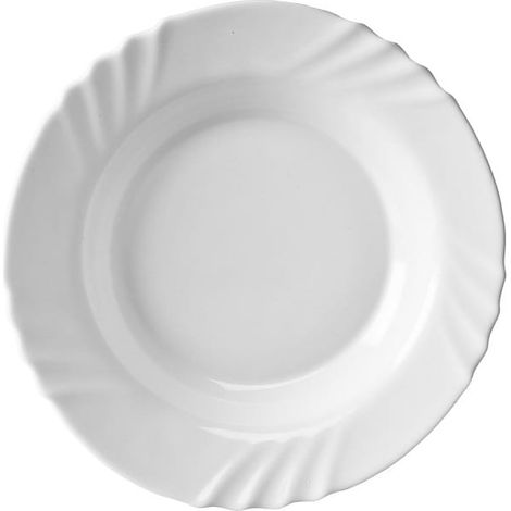Piatto fondo bianco 23 CM bianco (1/5)