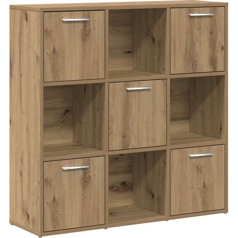 Bibliothèque,Armoire à Livres chêne artisanal 90x28x90 cm bois d'ingénierie CFW7044196 (1/5)