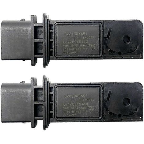 2x Capteur de débit d'air pour voiture, capteur de masse 0281002695 A6420940148 (1/5)