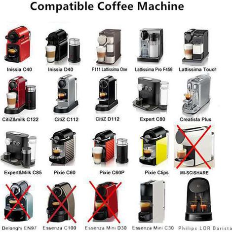 Ein Set Kaffeekapseln aus silberfarbenem Polypropylen und Edelstahl 304. Die Edelstahlkapseln sind wiederverwendbar und nachfüllbar.