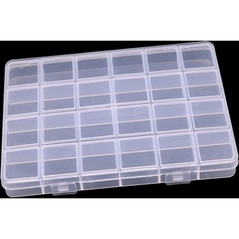 Lot de 2 grandes boîtes de rangement pour perles et rocailles - Boîtes de tri (1/4)