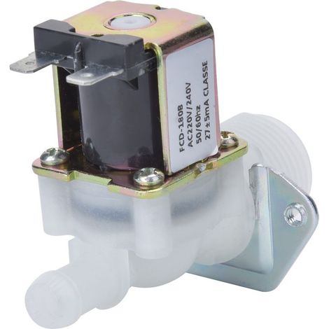 Connector in plastic of guidance to 1 channel of input of solenoid valve electric 3/4 inches for the home users 220V (1/5)