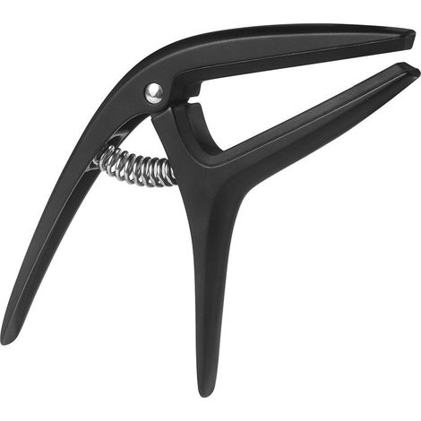 Clé d'accordage pour guitare, pince de maintien, axe à double rayon, finition noir satiné, accessoire de luthier, outil de réglage des cordes, serre-cordes professionnel. (1/3)