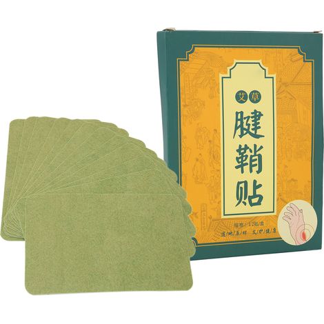 12 autocollants de moxibustion à la médecine chinoise pour soulager la douleur au pied, poignet et doigt (1/5)