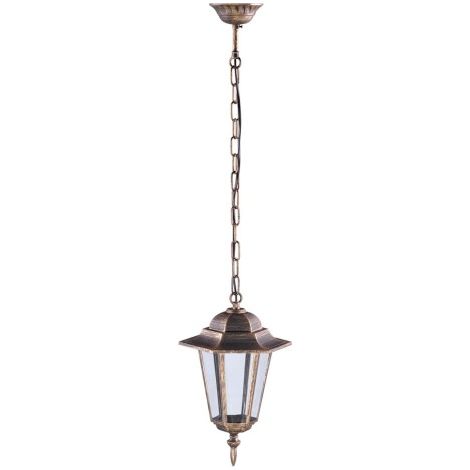Suspension extérieure lanterne Kaja K-5009H noir/or IP44
