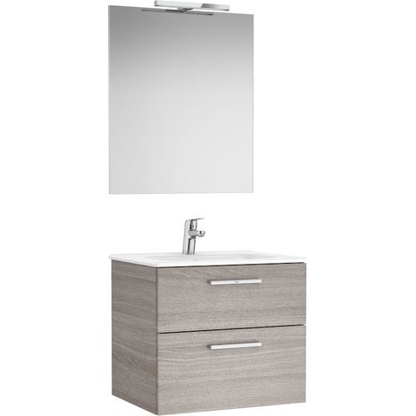 Pack Victoria 2 Cajones 600 mm color Roble City Roca