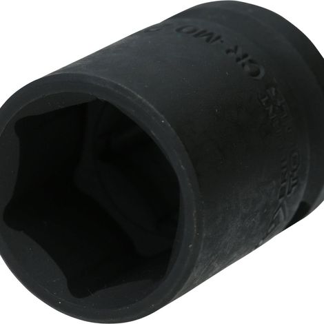 BRILLIANT TOOLS  1/2" Kraft-Stecknuss  Hexagonal 21  mm corto  - BT022644 (1/3)