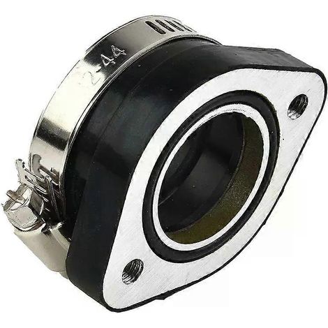 Adaptateur de bride de rechange noir pour carburateur Mikuni VM24 26 28 mm (1 x 33-35 mm) pour moto tout-terrain (1/5)