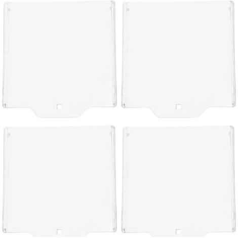 Protection Transparente pour Interrupteur à Bouton-Poussoir Lot de 4 Cache Sécurité Incendie Usage en Cas d'Alarme -