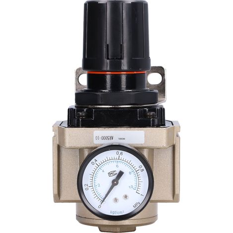 Régulateur pneumatique de pression d'air avec filtre, support et manomètre AR5000-10 (1/5)
