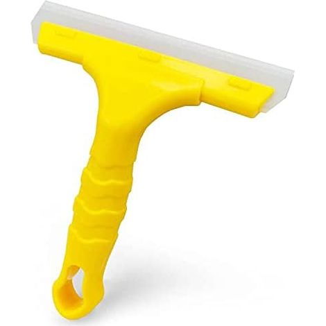 raclette de douche, raclette d'évier pour comptoir, évier de cuisine, raclette de fenêtre pour l'installation de teinture de voiture et film de fenêtre, 15,5 x 14 cm (1/4)
