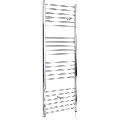 Hudson Reed Kent - Sèche-Serviettes Design Électrique Moderne Plat - Chromé  - 160 cm x 60 cm