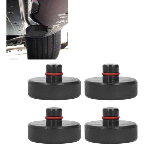 Vendus par lot de 4. Adaptés aux crics. Blocs de support en caoutchouc et patins de cric. Patins de cric compatibles avec Tesla Model 3/S/X/Y, avec disque de levage et boîte de rangement inclus. (1/5)