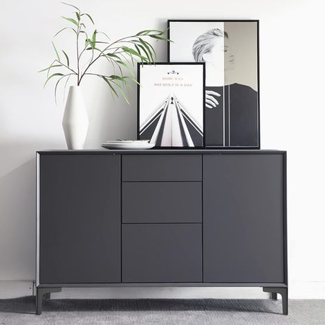 Lot de 4 Pieds de Meubles Charge Jusqu'à 600 KG, 15cm Pied de Table Modernes en Métal en Forme de Triangle,Pied Meuble Épingle pour Placard, Canapé,avec 16 Vis et 4 Protège Pieds, Noir(15cm) (1/4)