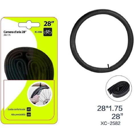 TRADE SHOP - Camera D'aria 28" Per Pneumatici Ruote Bici Bicicletta Bike 28x1.75 Xc-2582 -