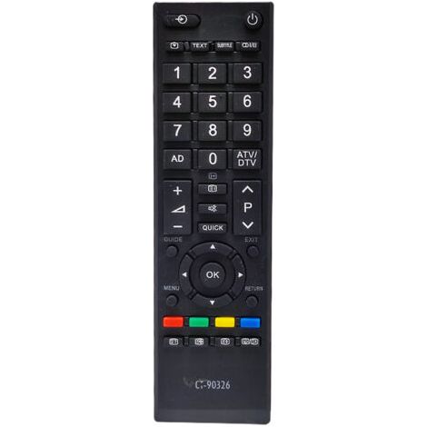 BUNTHAUS Télécommande pour téléviseur LCD TOSHIBA CT-90326