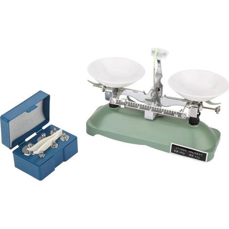 Balance mécanique de laboratoire 200 g / 0,2 g avec jeu de masses – Outil pédagogique pour physique et chimie (1/5)