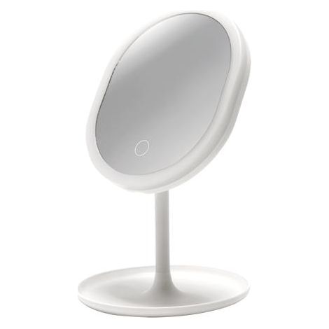 Specchio cosmetico a LED con luce per il trucco, bianco, princessa LED Ideus 03822 (1/3)
