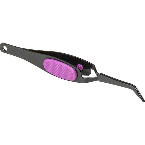 Pinces pour Loisirs Créatifs, Pointe de Précision Angulaire, Prise en Main Facile, pour Loisirs Créatifs DIY, Scrapbooking, Decoupage, Maquettisme et Plus, Noir (1/5)
