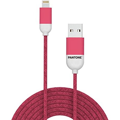Pantone LCS001 5P LIGHTNING CABLE 1,5 MT PINK Rosa (1/5)