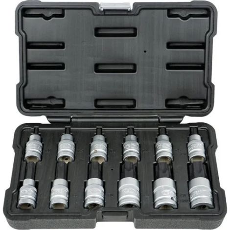 JBM 54154 Set di inserti torx 1/2" 12 Pz.