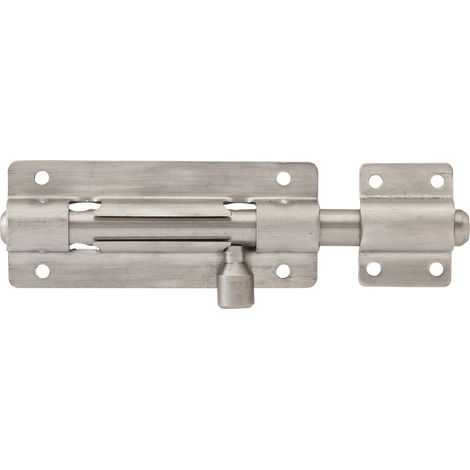 IBFM Bolzenriegel Grendelriegel, abschließbarer Türriegel Länge 150 mm Edelstahl