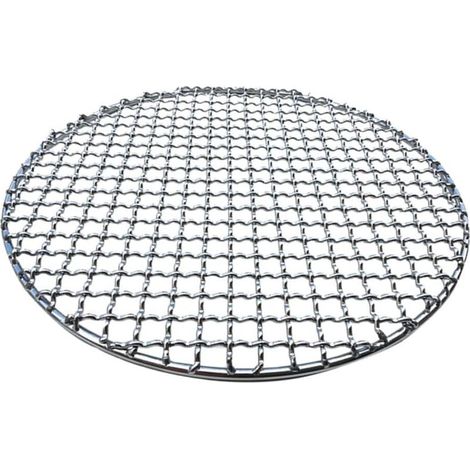 35 cm Poêle à Barbecue, Plat De Cuisson Antiadhésif Pour Barbecue En Acier Inoxydable Rond En Acier Inoxydable (1/5)
