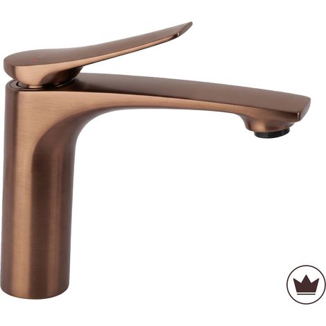 Rubinetto Da Lavabo Rea Vision Brush Copper Low Premium