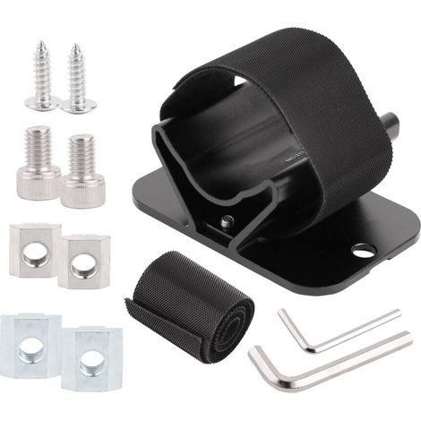 Soporte de rueda trasera para bicicleta de aleación de aluminio - Negro