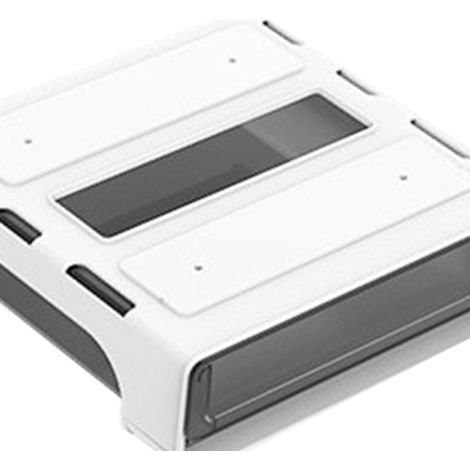 Tiroir adhésif dissimulé sous le bureau pour ranger fournitures de bureau, téléphones portables, articles de papeterie, bureau de dortoir et objets divers. Grande boîte de rangement noire de taille mo (1/5)