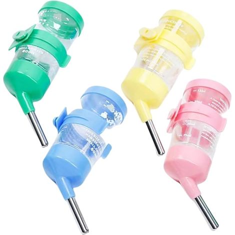 Breuvoir rongeurs Biberon Hamster Biberon Lapin Nain Cage Dispensateur d'eau petits animaux Hamsters Rats Guinées Furets Lapins Petits Animaux (1/5)