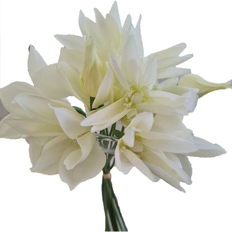 Fiore artificiale h 30 cm effetto realistico adatto per decorazioni interne ed esterne -Rosa (1/3)