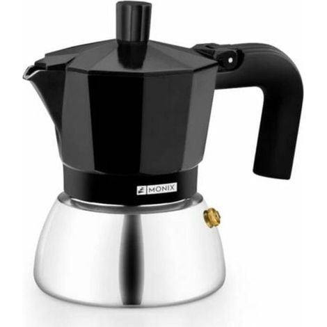 Caffettiera Italiana Monix M863009 Nero 470 ml