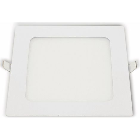 OPTONICA LED-Einbauleuchte 2630, 18 W, 1500 lm, 6000K, eckig, 95 RA, weiß