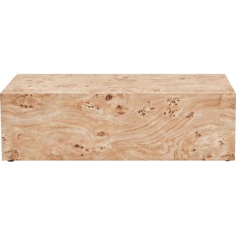 Tavolino da salotto minimalista effetto legno 90x50x30 cm in MDF MODENUIT (1/5)