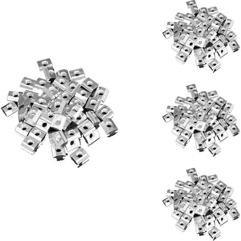 1000 Pcs M5 T Ecrou Coulissant Zingue Acier AU T Ecrou Coulissant pour Profil en Aluminium 2020 (1/5)