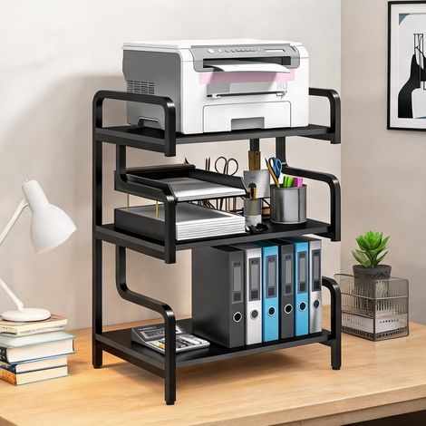 Meuble de rangement de bureau nero 55 x 40 x 77 cm (1/5)