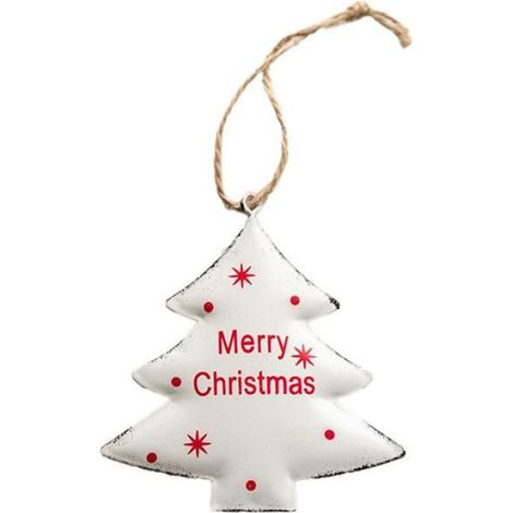 Pendentif Arbre de Noël en Fer Forgé Étoile Cloche Fête de Noël Décoration de la Maison Pendentif D (1/4)