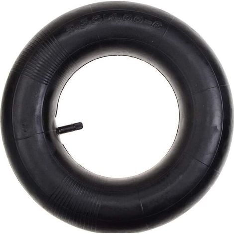 Chambre à air GOOFIT 3.50/4.00-6 avec valve en caoutchouc pour brouettes, chariots, remorques et petits équipements à roues - Chambres à air de rechange (1/5)