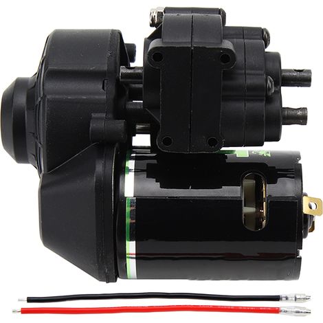 Boîte de vitesses RC noire, silencieuse, fort couple magnétique, moteur balais 27T pour Axial SCX10 1/10 véhicule chenillé (1/5)