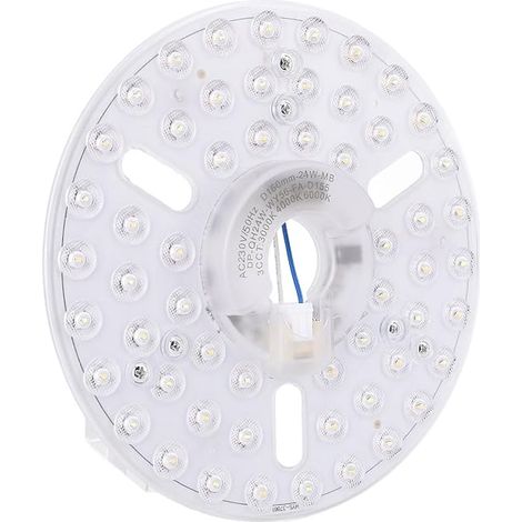 6.3 Inch LED Ceiling Fan, Magnetic LED Retrofix Kit 3 Colors Dimmable, 24W 3CCT Round Light Panel (230V) (1/5)
